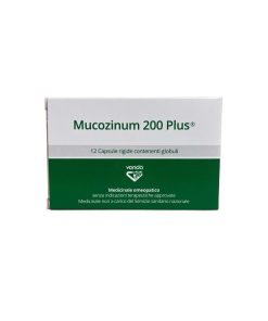 MUCOZINUM 200 PLUS 12 CAPSULE – Vanda Omeopatici